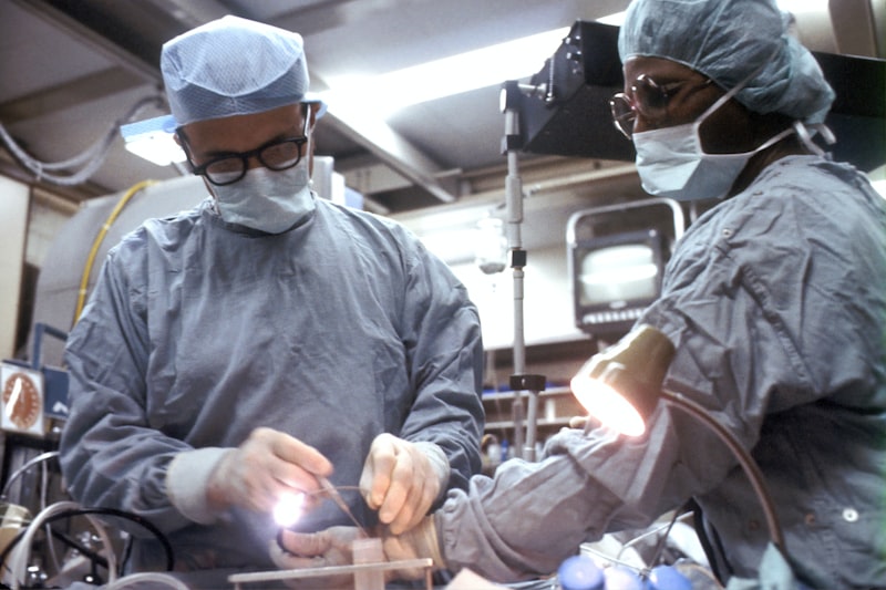 Modern surgical precision laser equipment utilized in advanced endodontic therapy